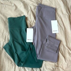 2 PAIR Wunder Train High-Rise Tight 25" & 28“ Size 12